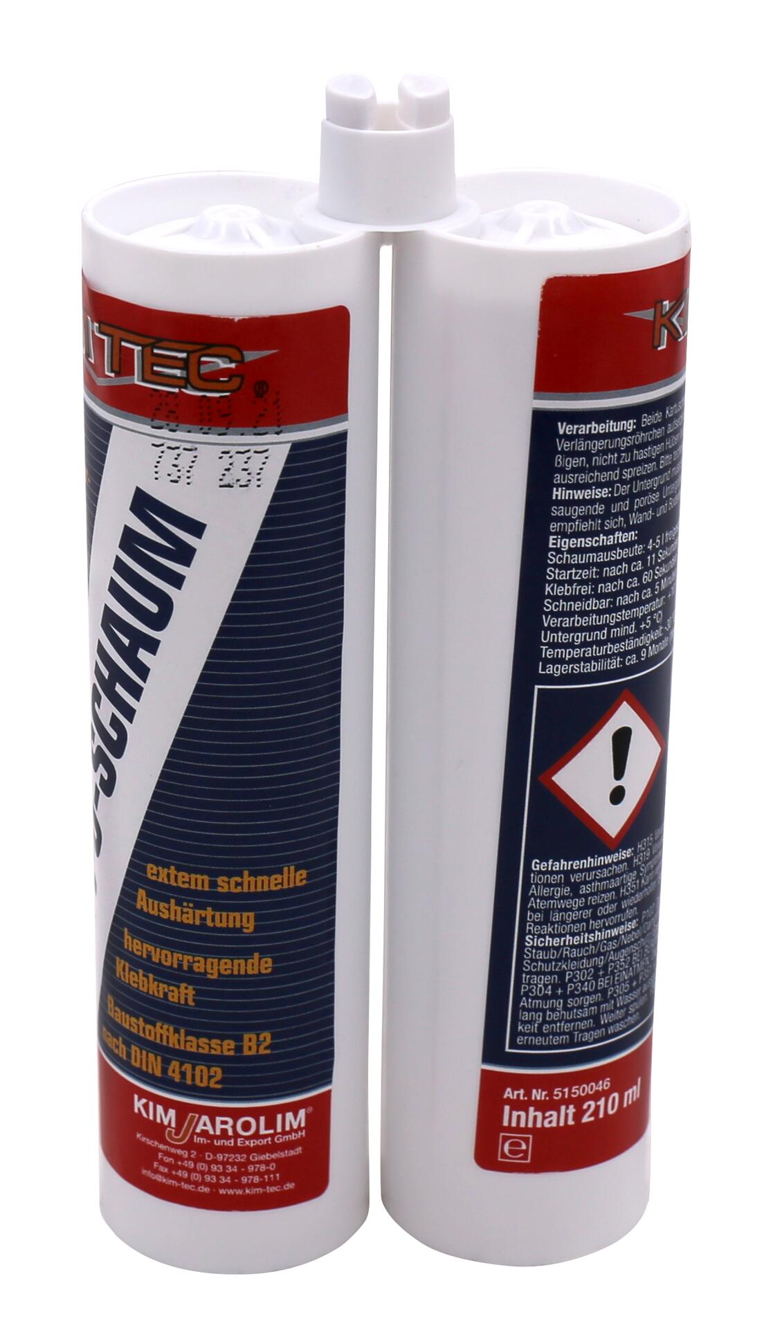 2K PUR Kartuschenschaum DIN 4102-T1