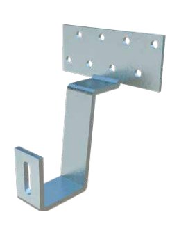Dachhaken extra stark 150 x 60 x 6 mm, 1.4301
