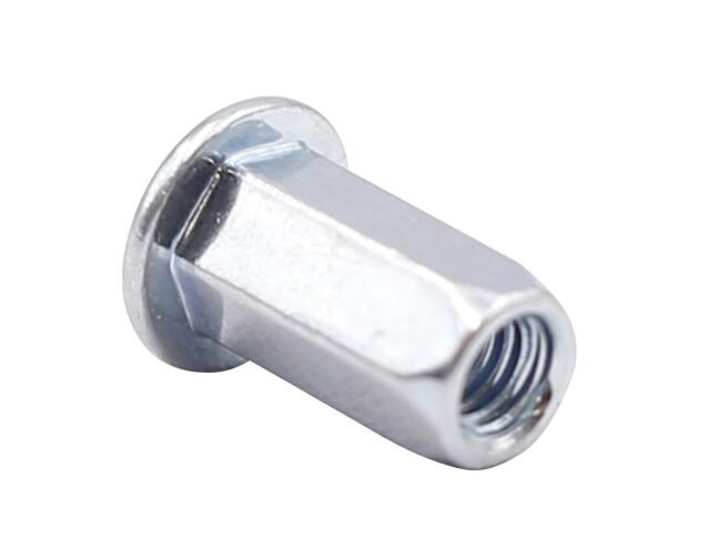 Blindnietmutter Stahl verz., M10, Flako 6kso Klemmbereich: 1,0-4,0 mm