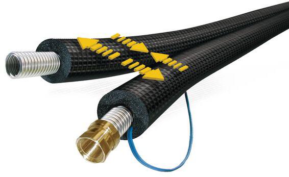 Doppel-Solar Kautschuk Inox 2xDN16x13mm Ro.10 /m gls-fähig