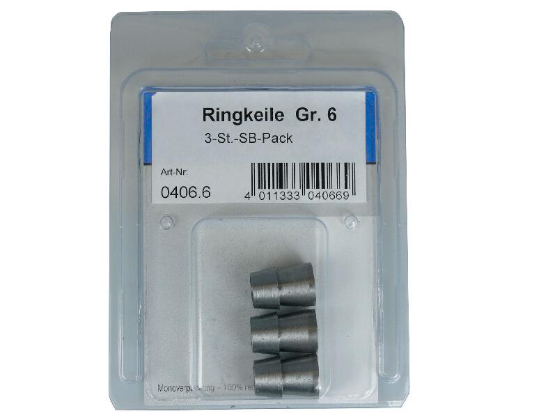 RINGKEILE GR. 6 SB 3 STK PACK 0406.6