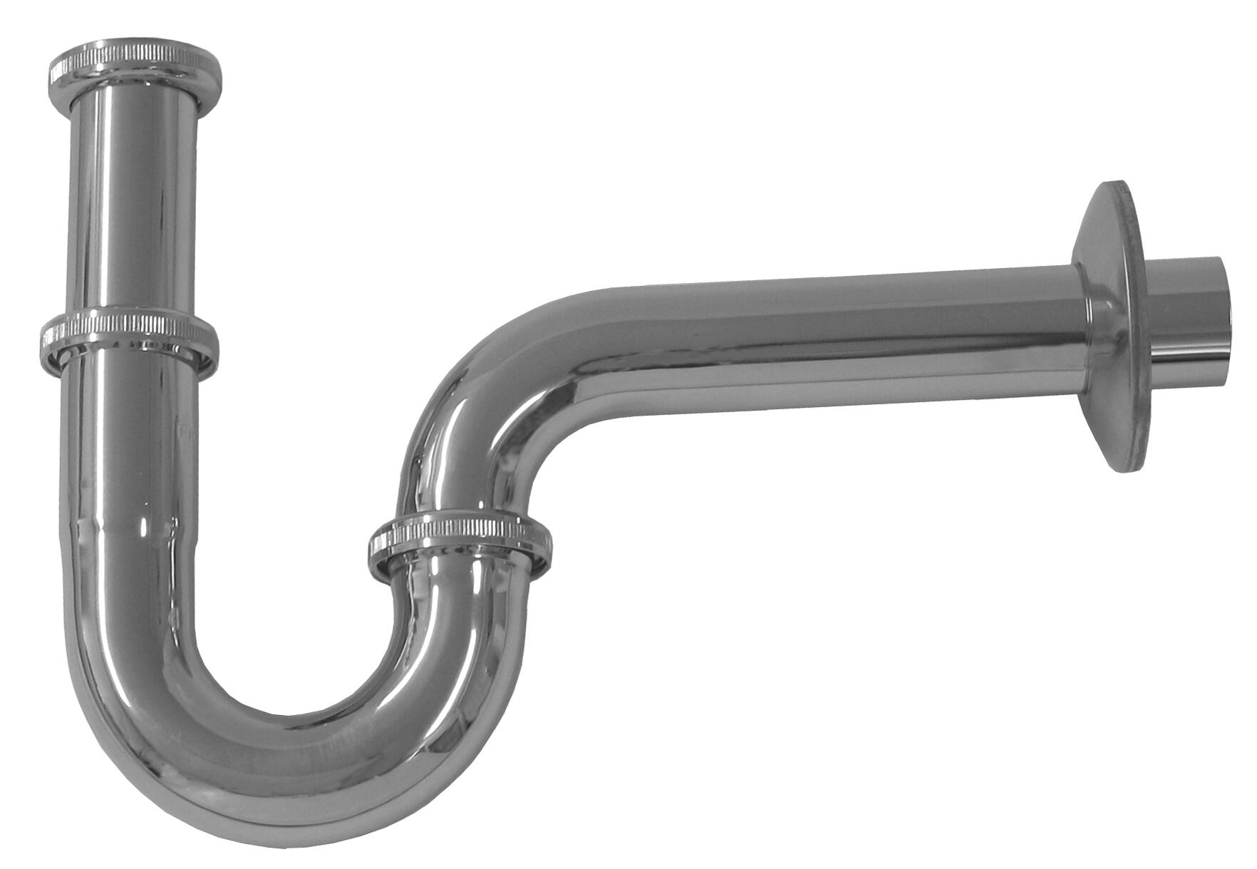 Röhrengeruchverschluss "Standard" Messing verchromt, 1 1/4 x 32 mm