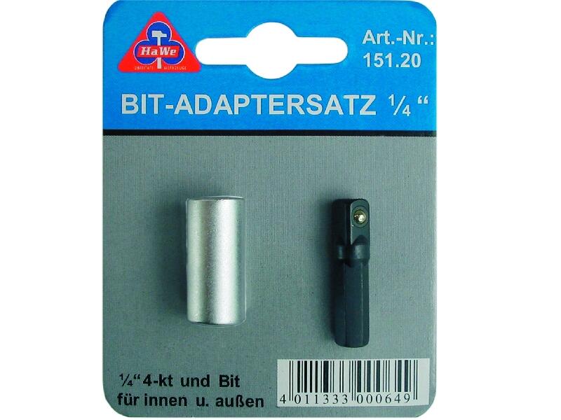 BIT-ADAPTERSATZ 1/4 Z 2-TLG 151.20