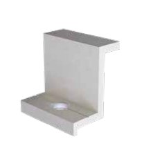 Modul Randklemme 30 32 x 33,3 x 37,5 mm, Aluminium