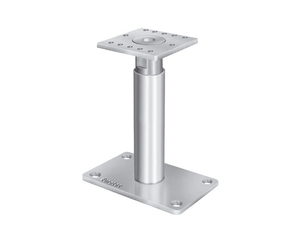 STF PediX Stützenfuß auf Beton 190 höhenverstellbar 100mm
