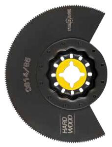STARLOCK Segmentsägeblatt gekröpft OS14/85 Ø85mm / Zt. 1,4mm / Blister / Holz