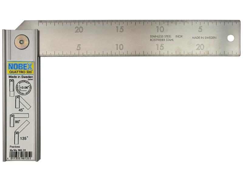 QUATTRO-WINKEL VERSTELLB. 250 MM 981.25