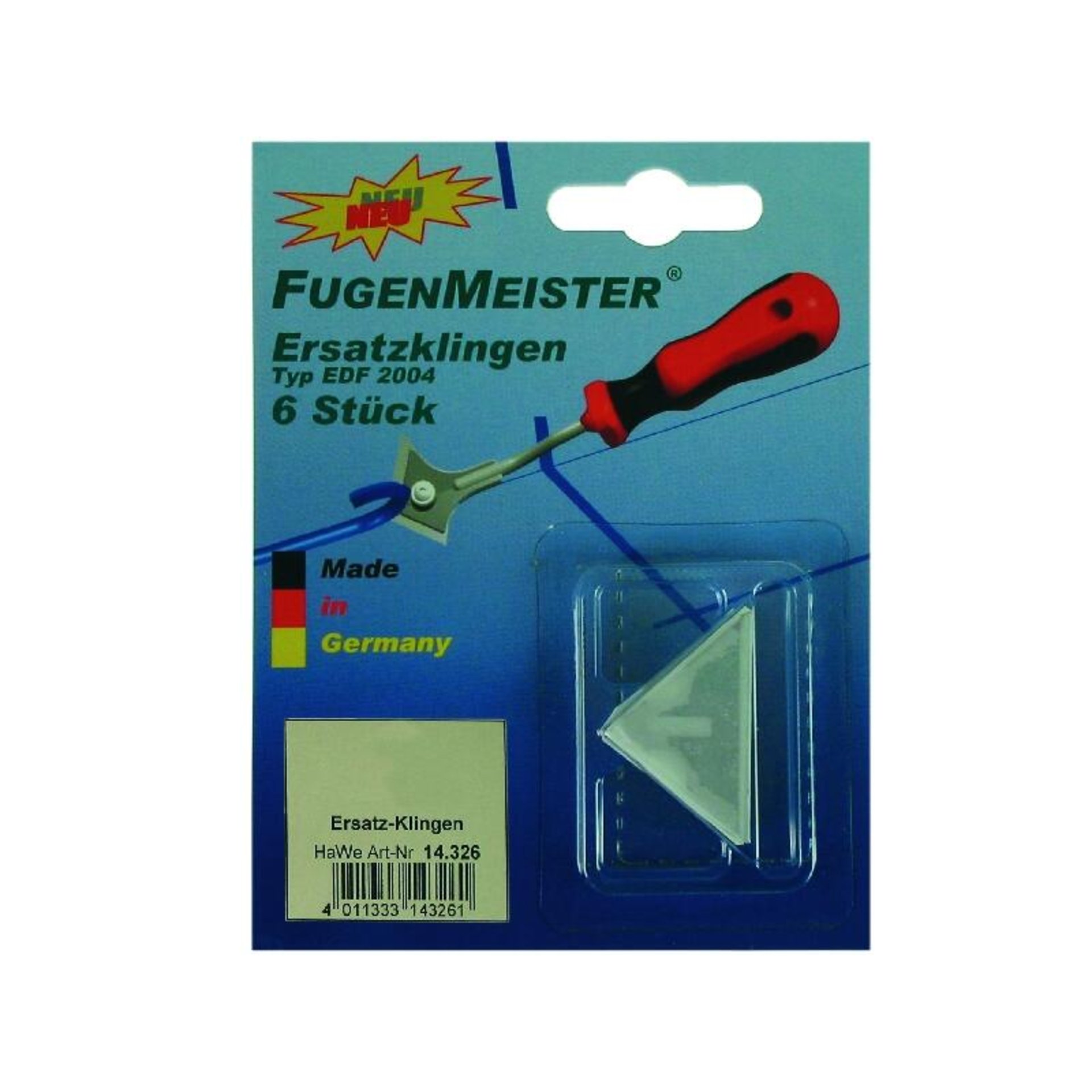 ERS.-KLINGEN FUGENSCHNEIDER DELTA 14.326