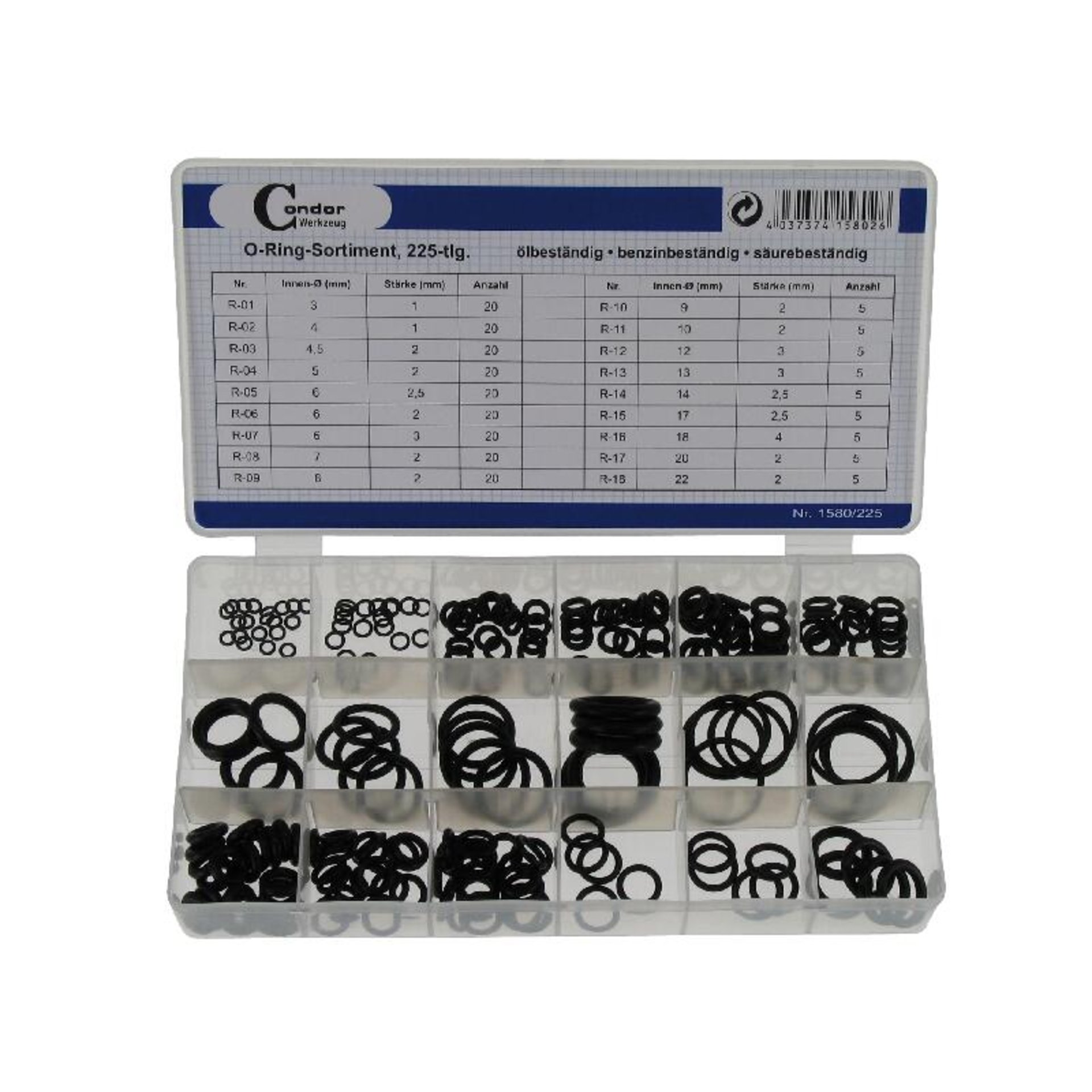 O-Ring-Sortiment 01.225