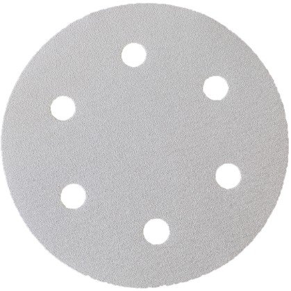 Schleifpapier 6-fach gelocht klett