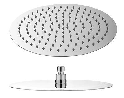Kopfbrause "Light Flat Shower" Ø 200 mm, Edelstahl poliert verchromt