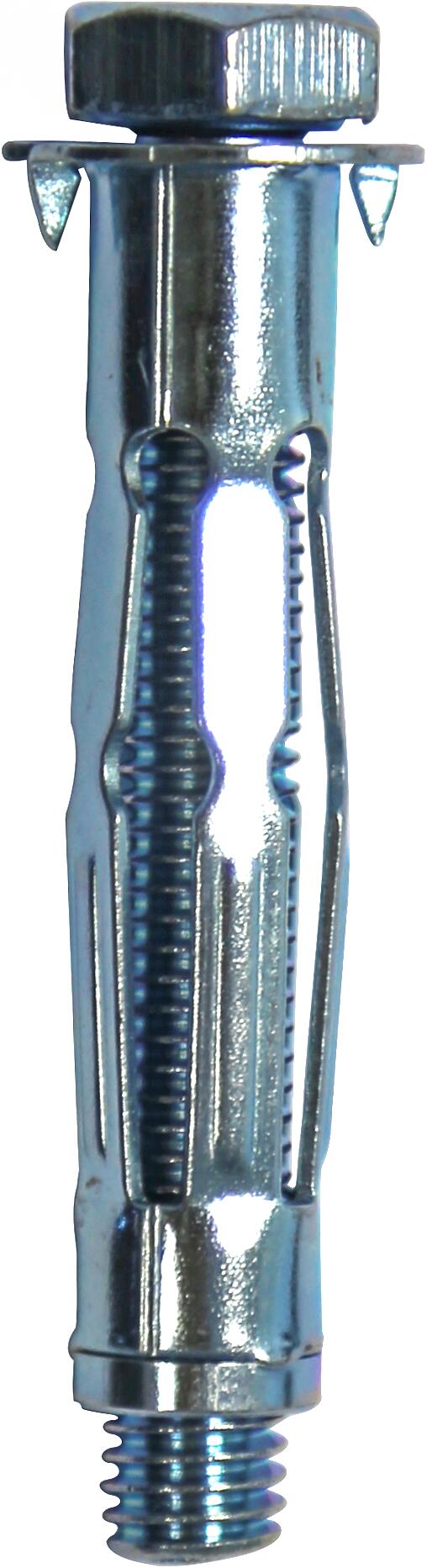 Hohlraumdübel HRM aus Metall, 6-kant Schr M8 / Klem 17-32 / 13mm Bo, OZV