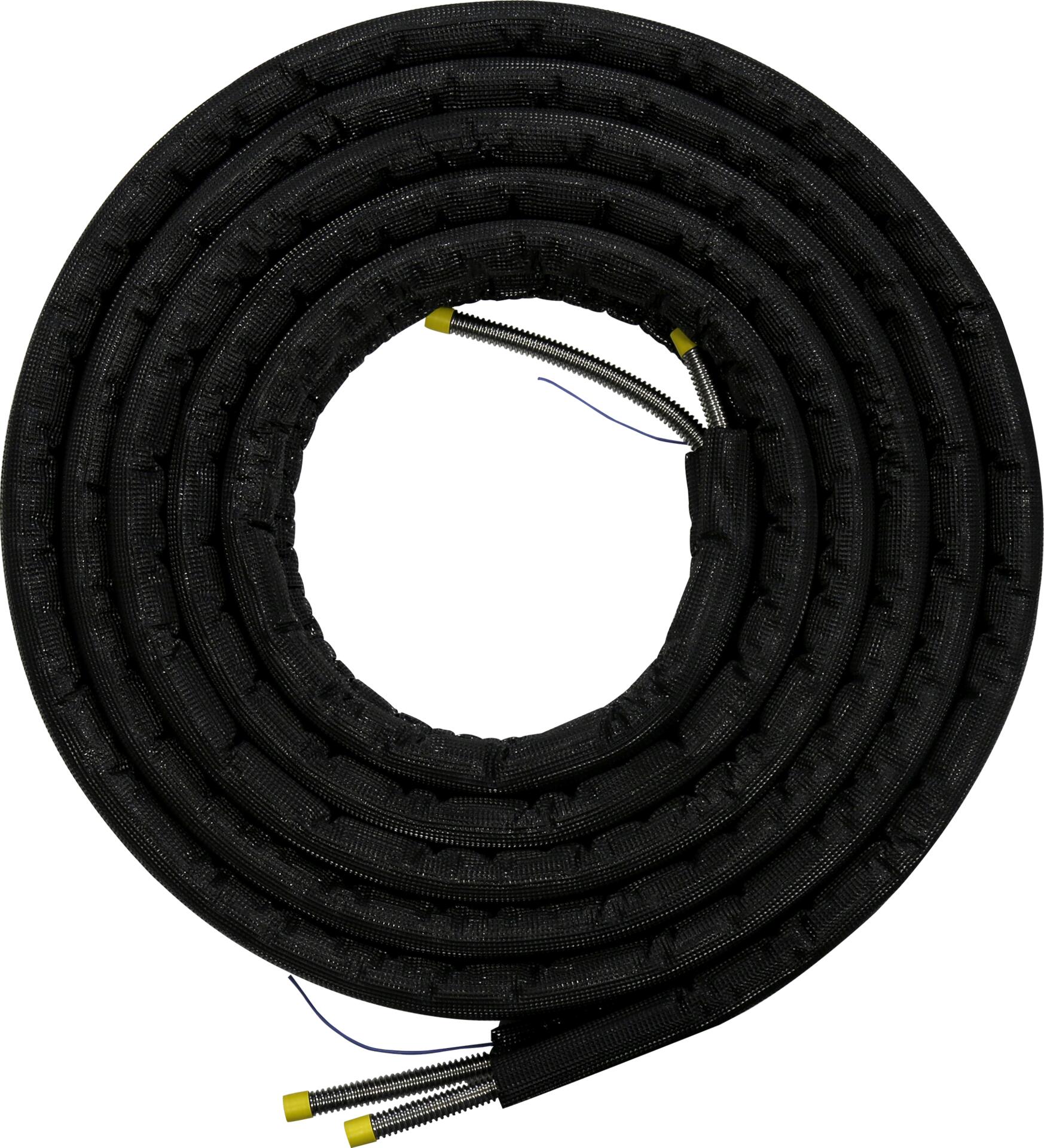 Doppel-Solar Kautschuk Inox 2xDN16x13mm Ro.10 /m gls-fähig