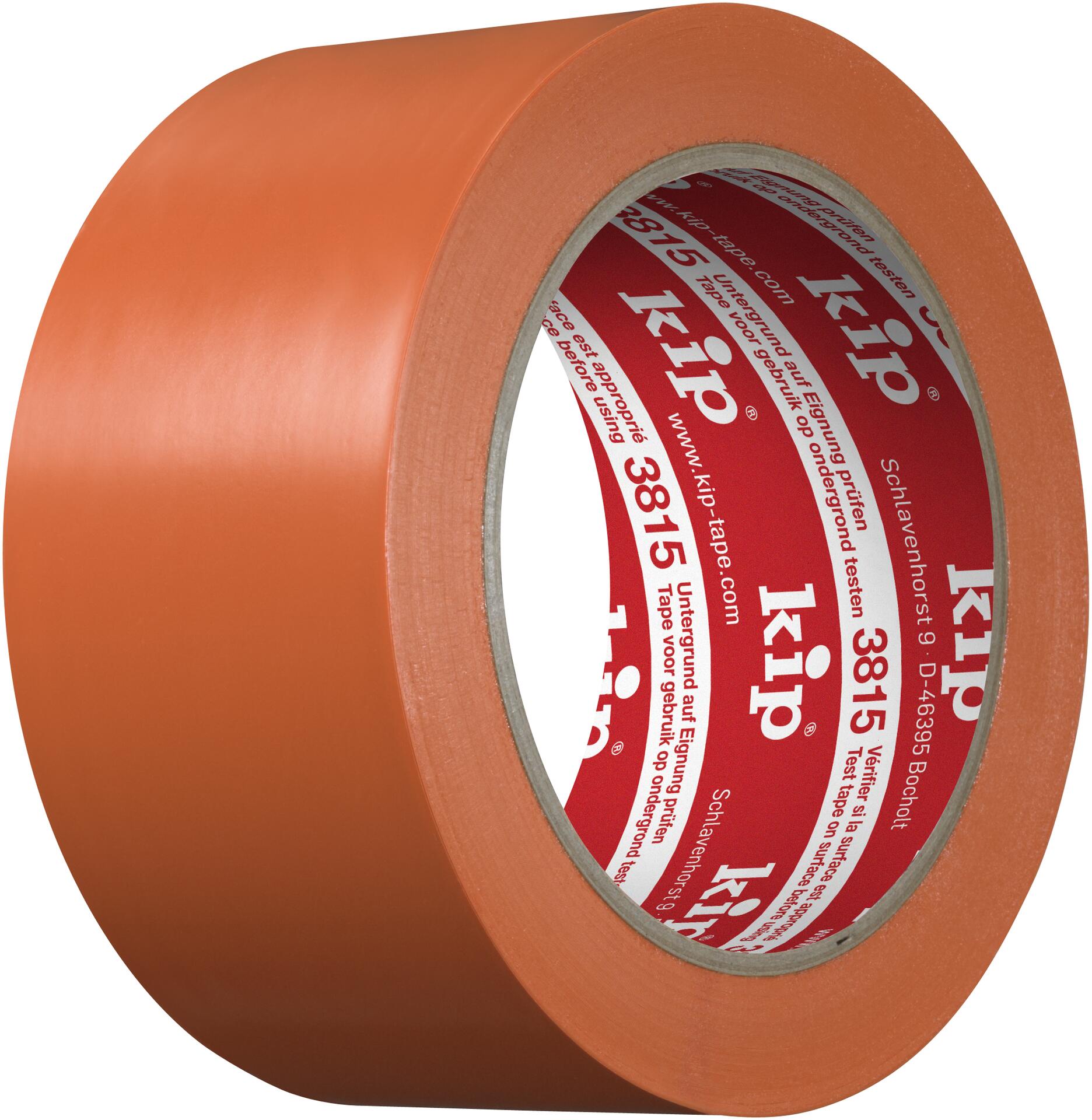 3815 Kip PVC-Schutzband – glatt gelb 50mm x 33m