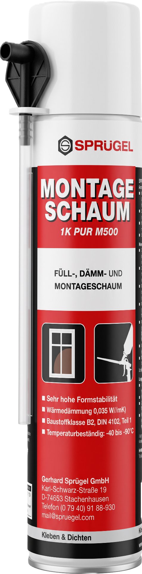 Technikschaum 1K Montage PUR M500