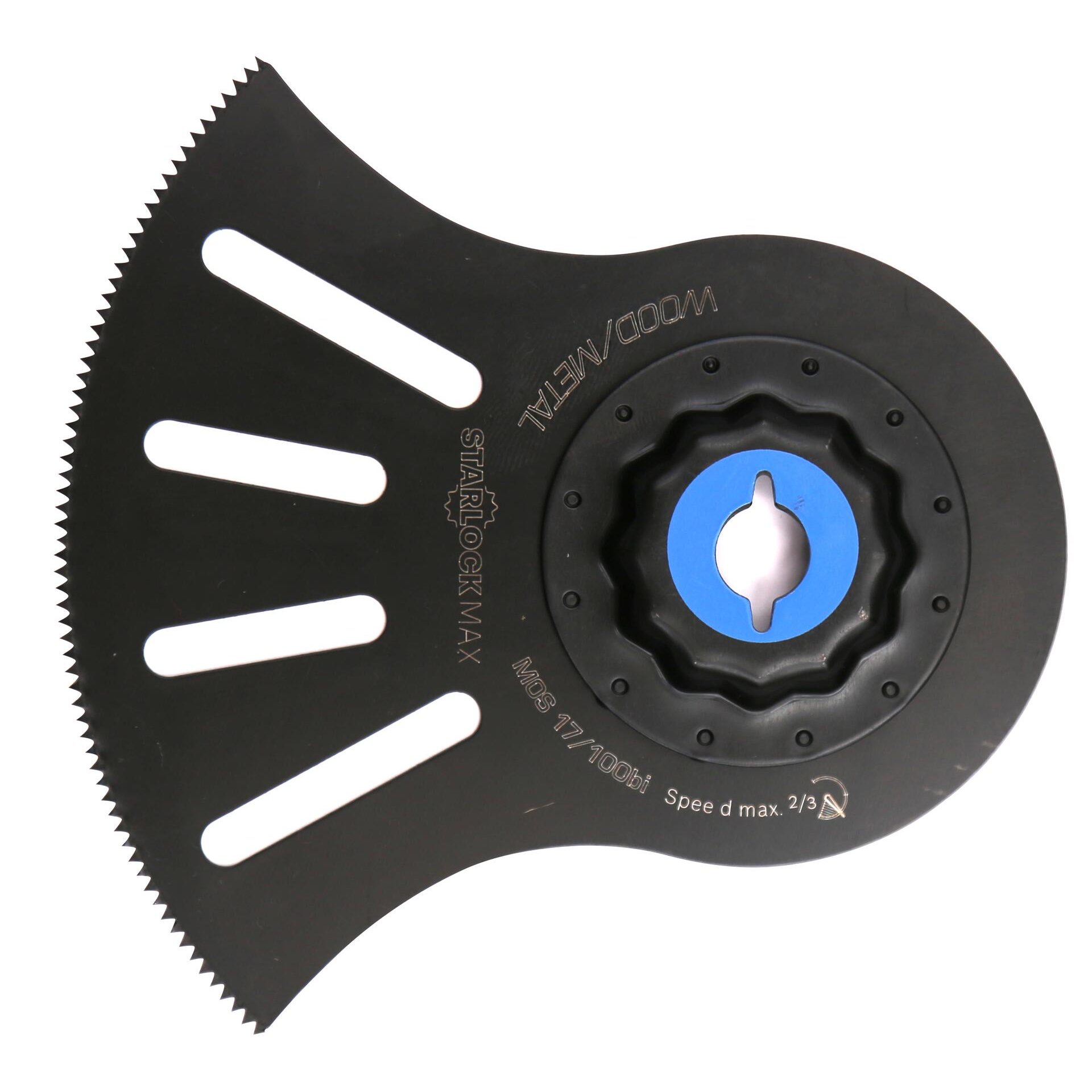 STARLOCK MAX Segmentsägeblatt curved B100xL50mm / Zt. 17mm / Holz-Metall
