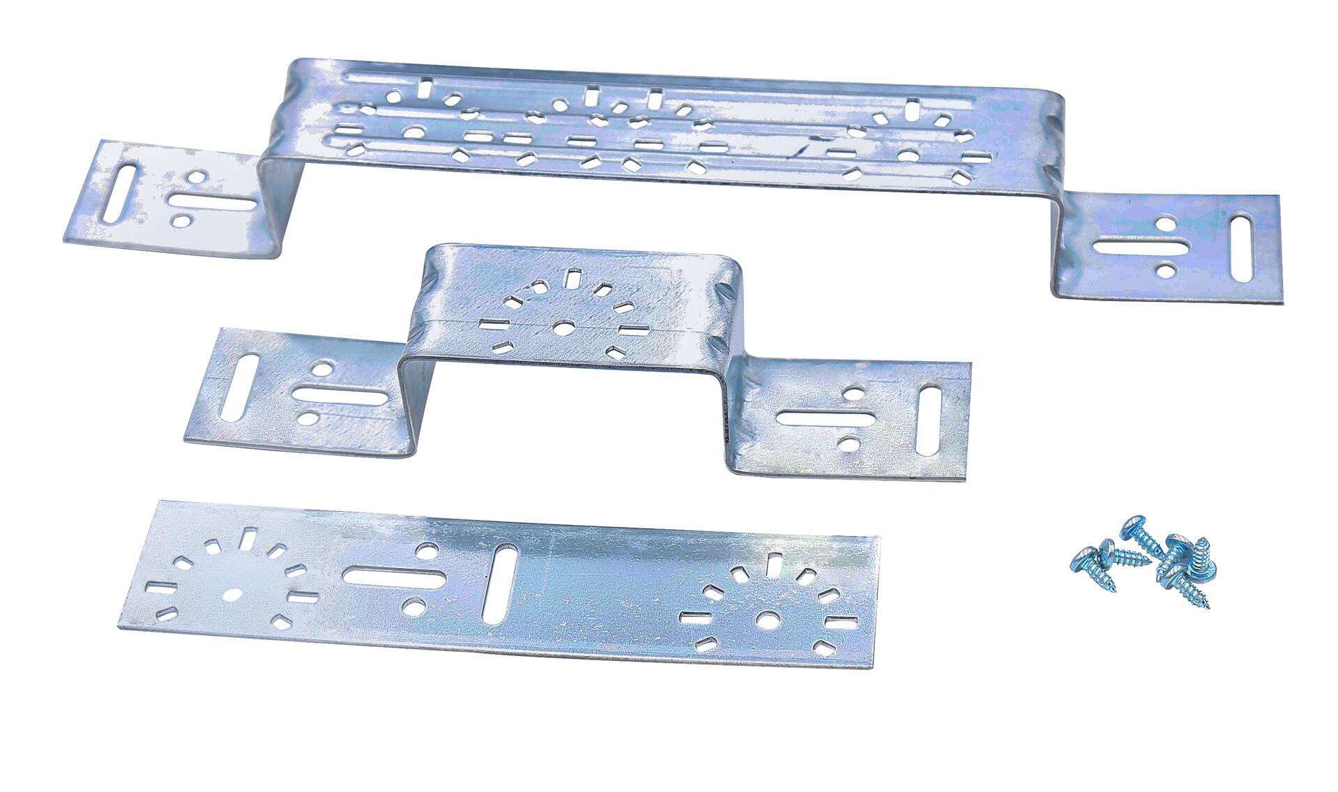 Montageplatte für Wandwinkel / -scheiben doppelt Stichmaß 153mm, 100mm, 80mm