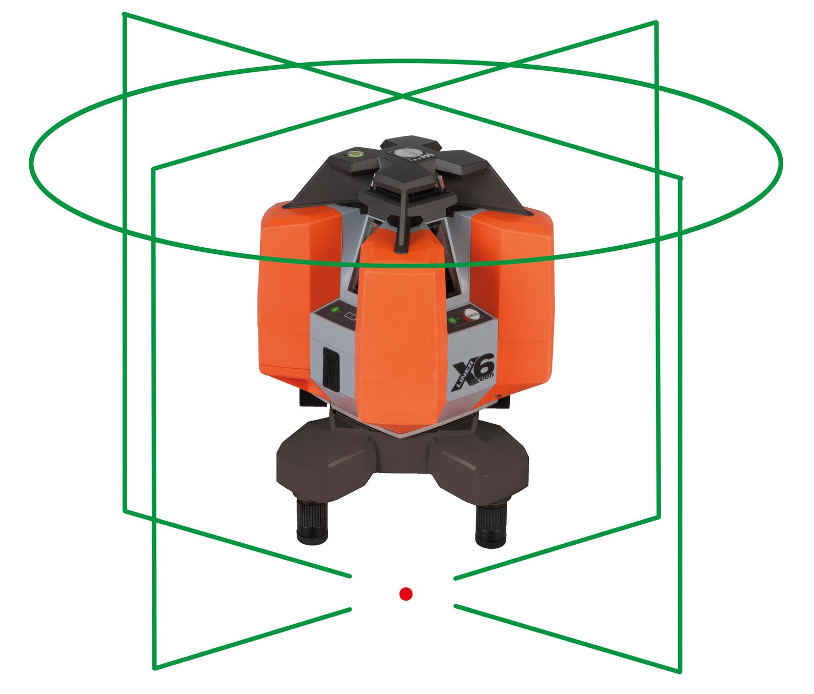 Multilinienlaser X-liner 6 green