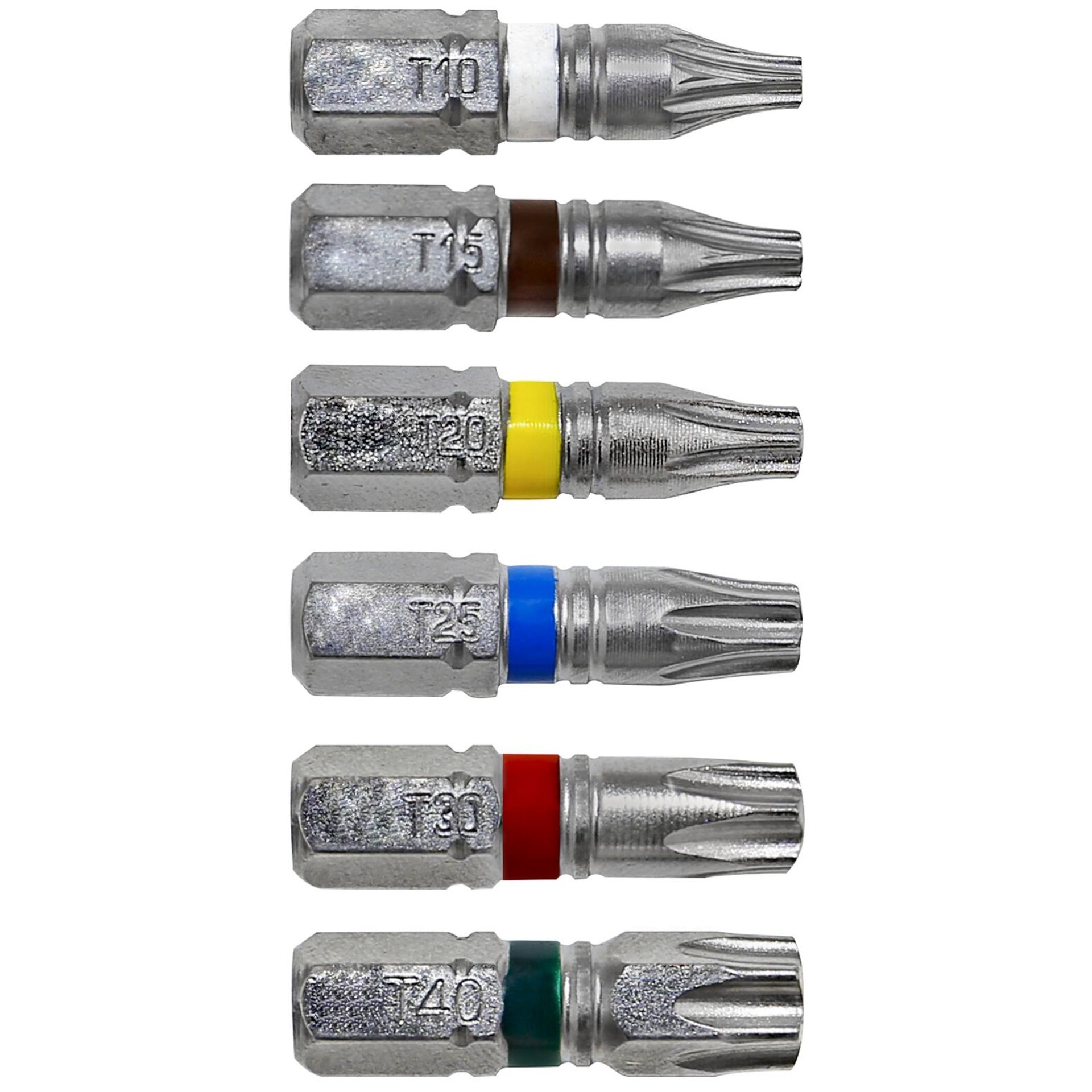 ICONE Bit-Set 25 mm, 10-Stück TX 15 BRAUN