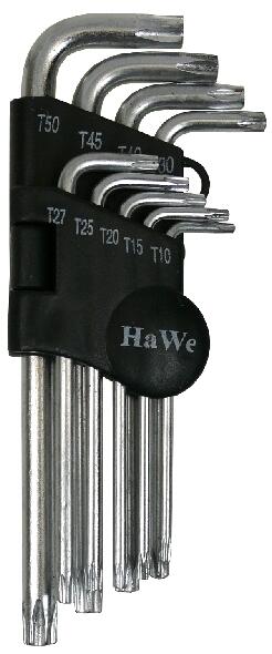 STIFTSCHLÜSSELSATZ TORX 9 - TLG. - 157.29