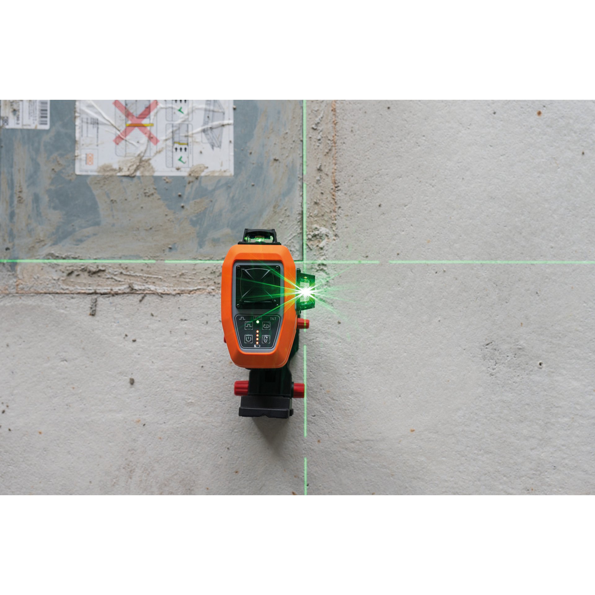 Multilinienlaser X-liner 4D green