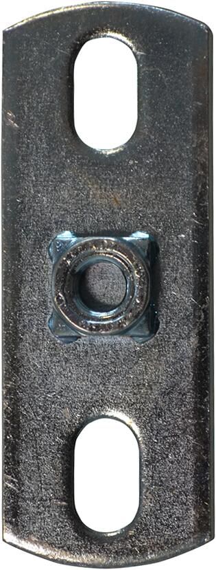 GRUNDPLATTE 2-LOCH GA: M10 (BXLXS) 30 X 80 X 3