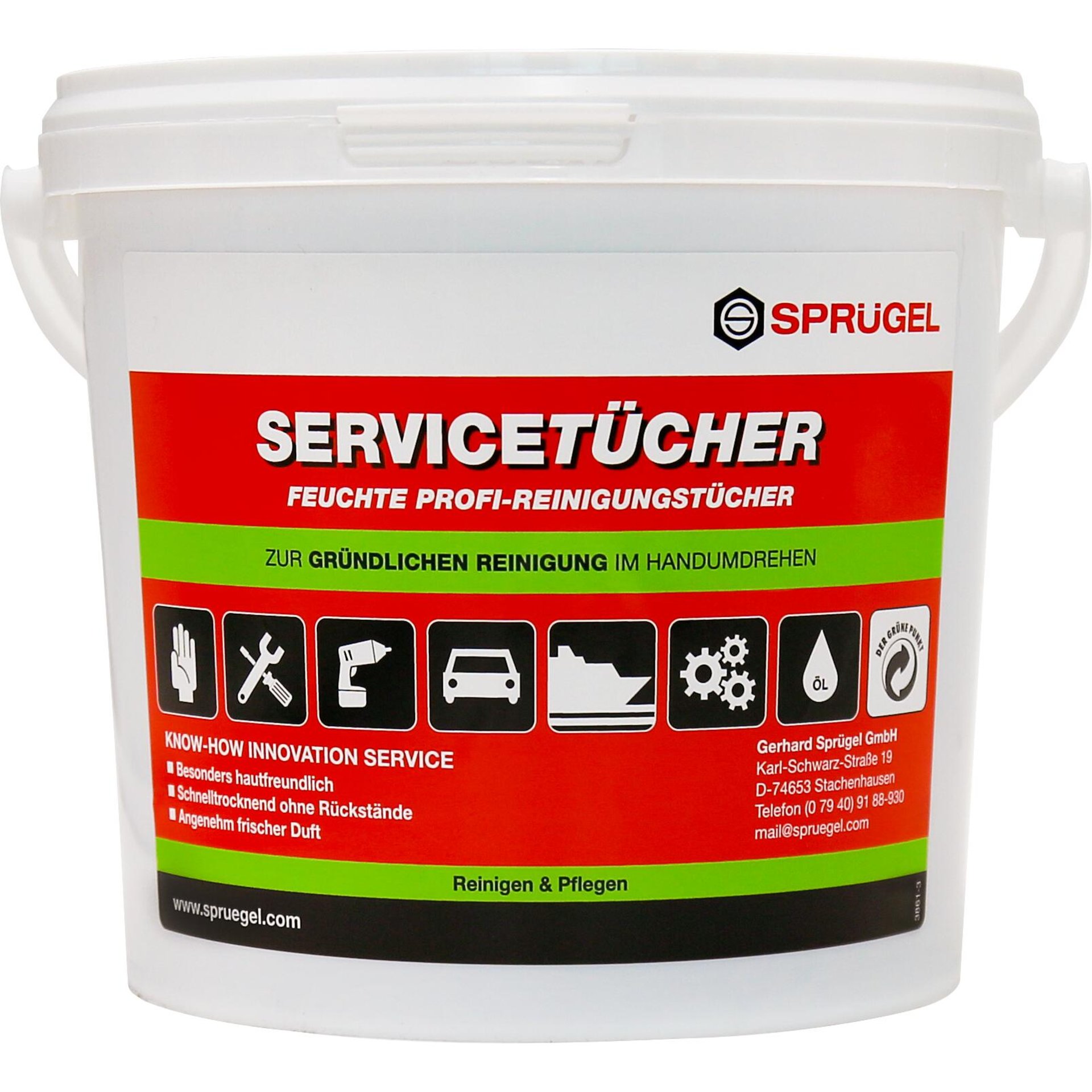 Artikelhauptbild Profi-Feuchttücher 25 x 25 cm 72 Tücher /Eimer