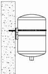 Halter für Ausdehnungsgefäße DM 60-325 mm