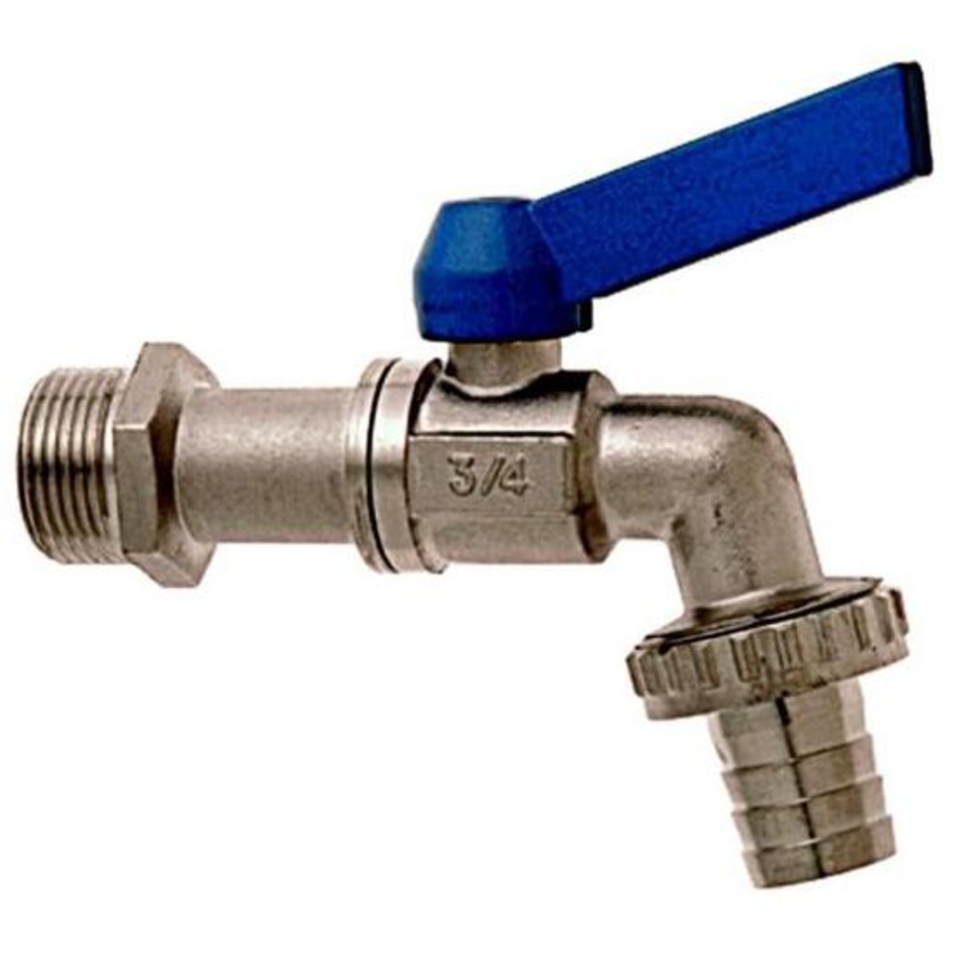 Kugelauslaufventil GEKA Einlauf G 1/2", Schlauchanschluß 1/2"
