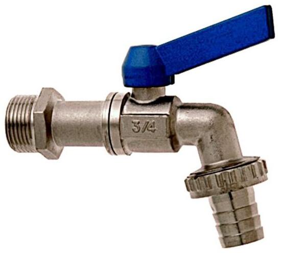 Kugelauslaufventil GEKA Einlauf G 1/2", Schlauchanschluß 1/2"