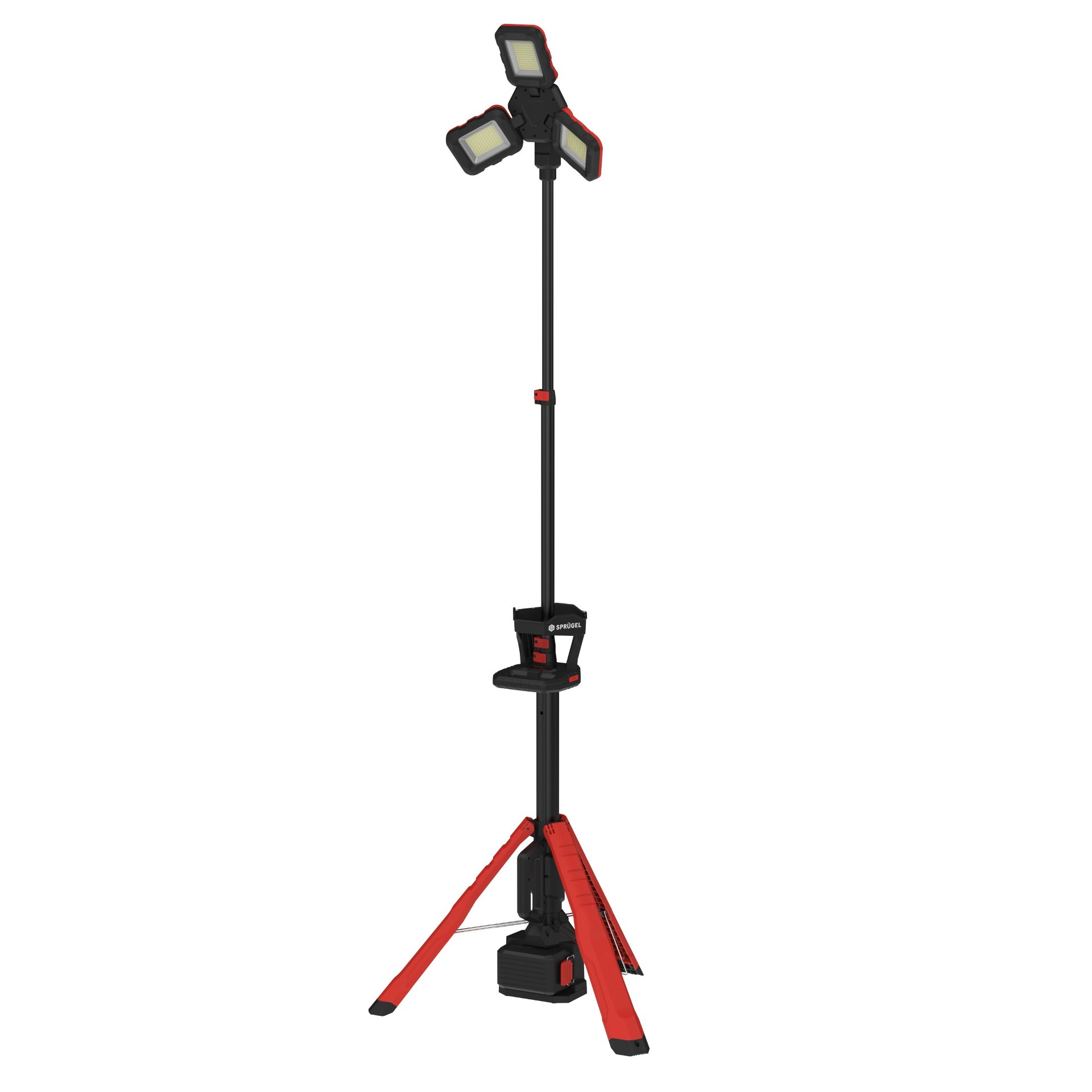 Baustrahler 3-fach LED mit Stativ