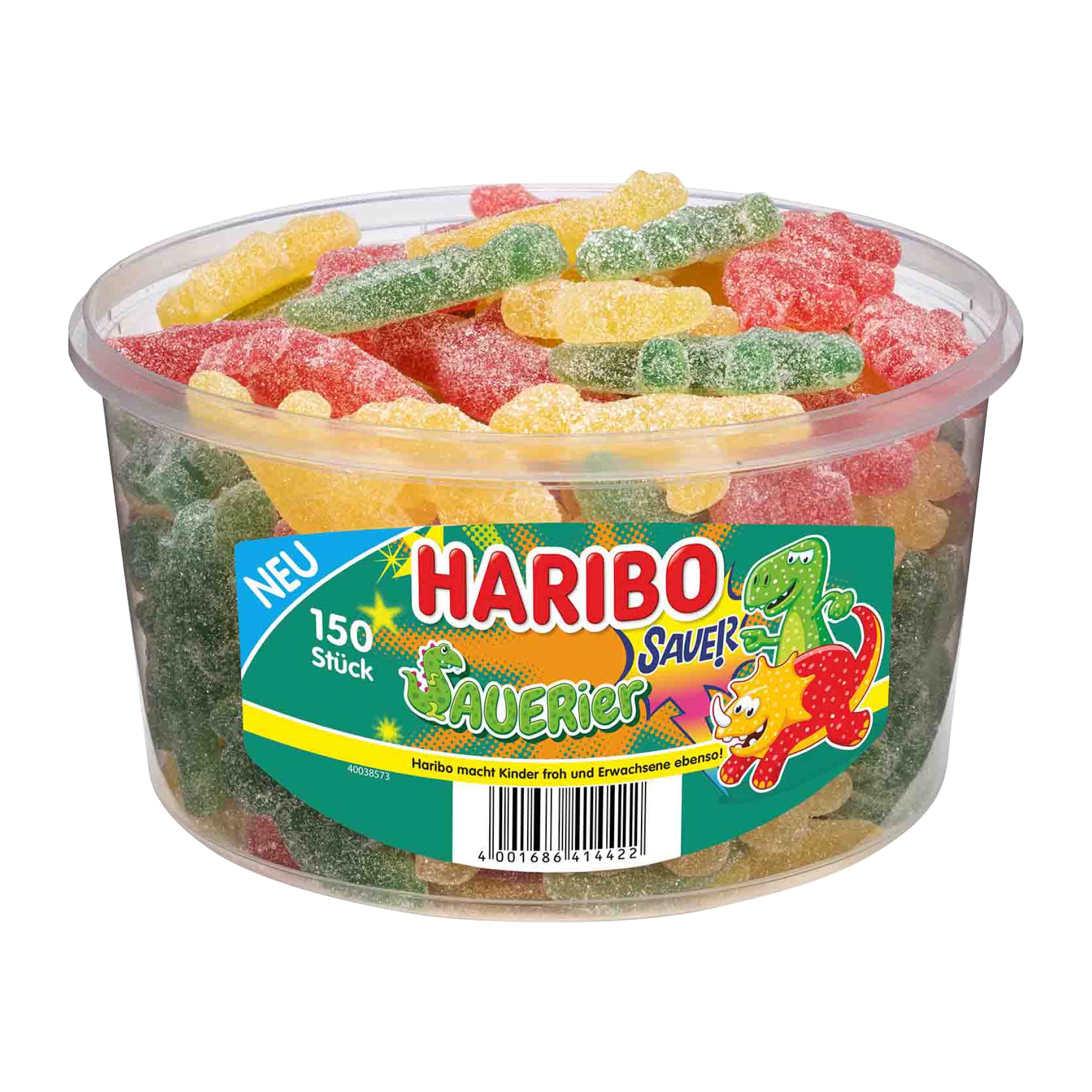Haribo Sauerier saure Fruchtgummis 1,2 kg