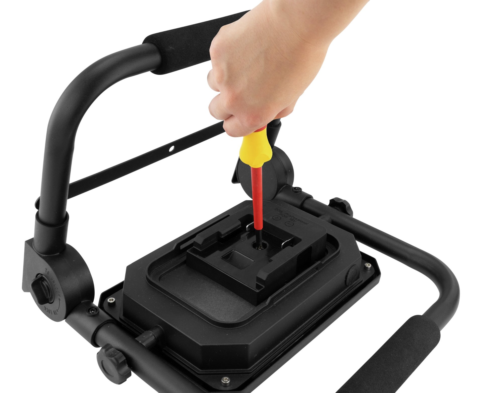 Akku-Baustrahler LED