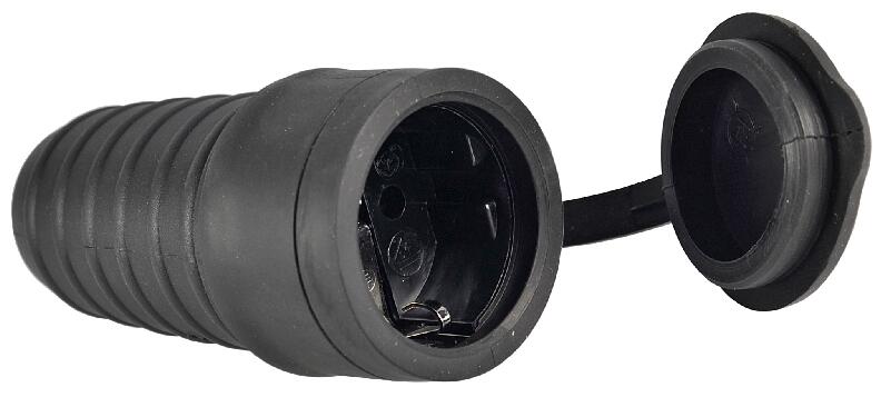 SCHUKO-VOLLGUMMI-KUPPLUNG IP 44 920.02