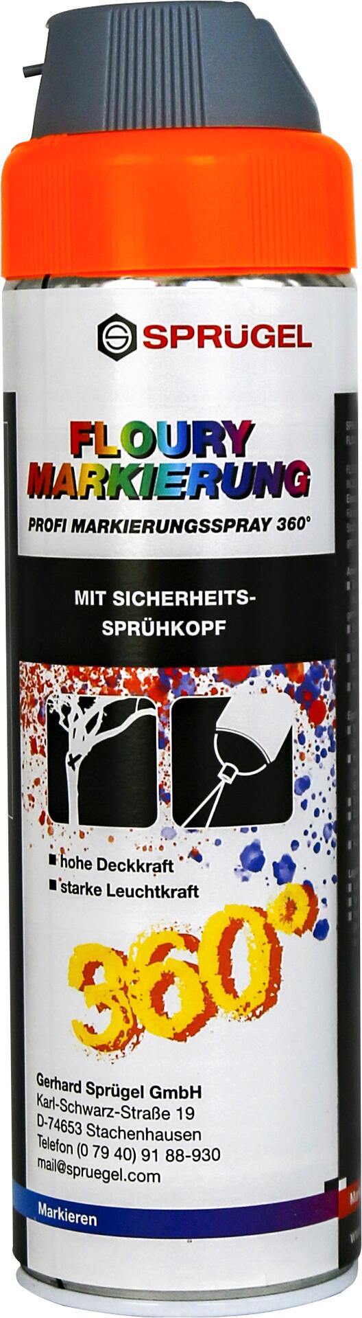 FLOURY Markierungsspray 360° Blau 500ml Dose