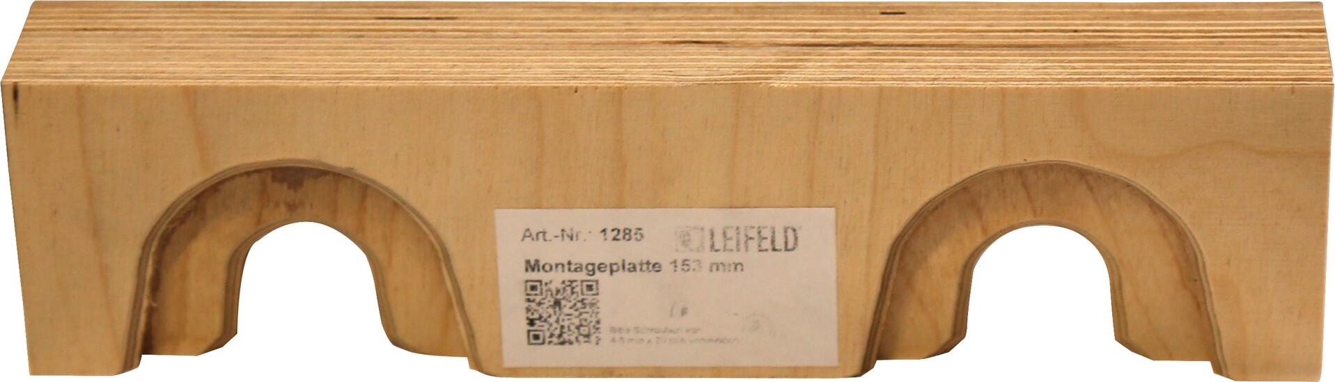 LEIFELD Montageplatte Stichmaß 100mm, Stärke 40mm