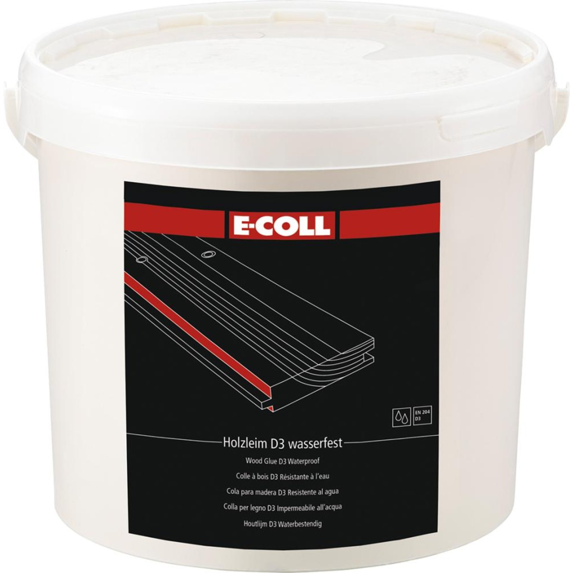 Holzleim D3 wasserfest 10kg E-COLL