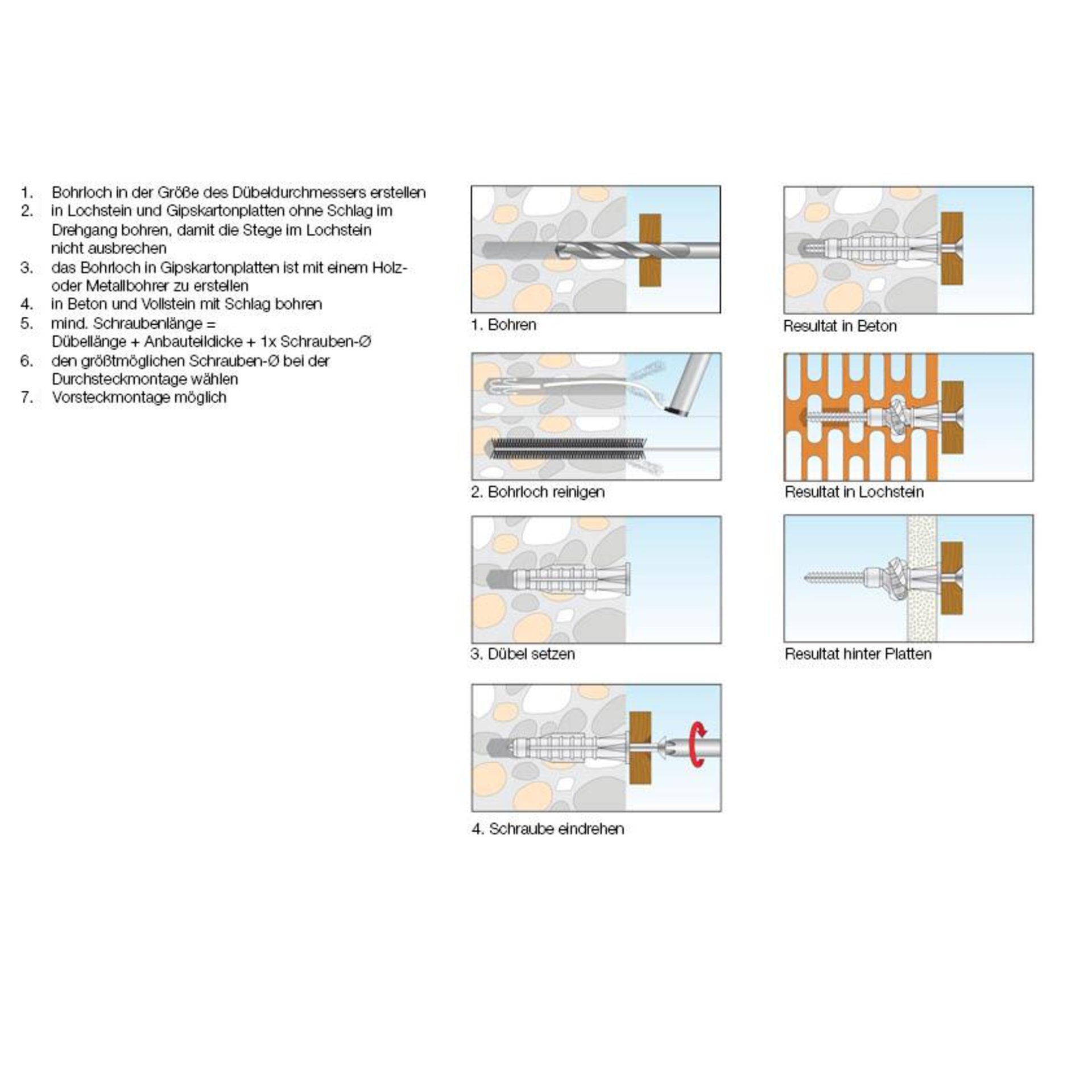 Produktbild Dübel TOXTrika 10 x 61