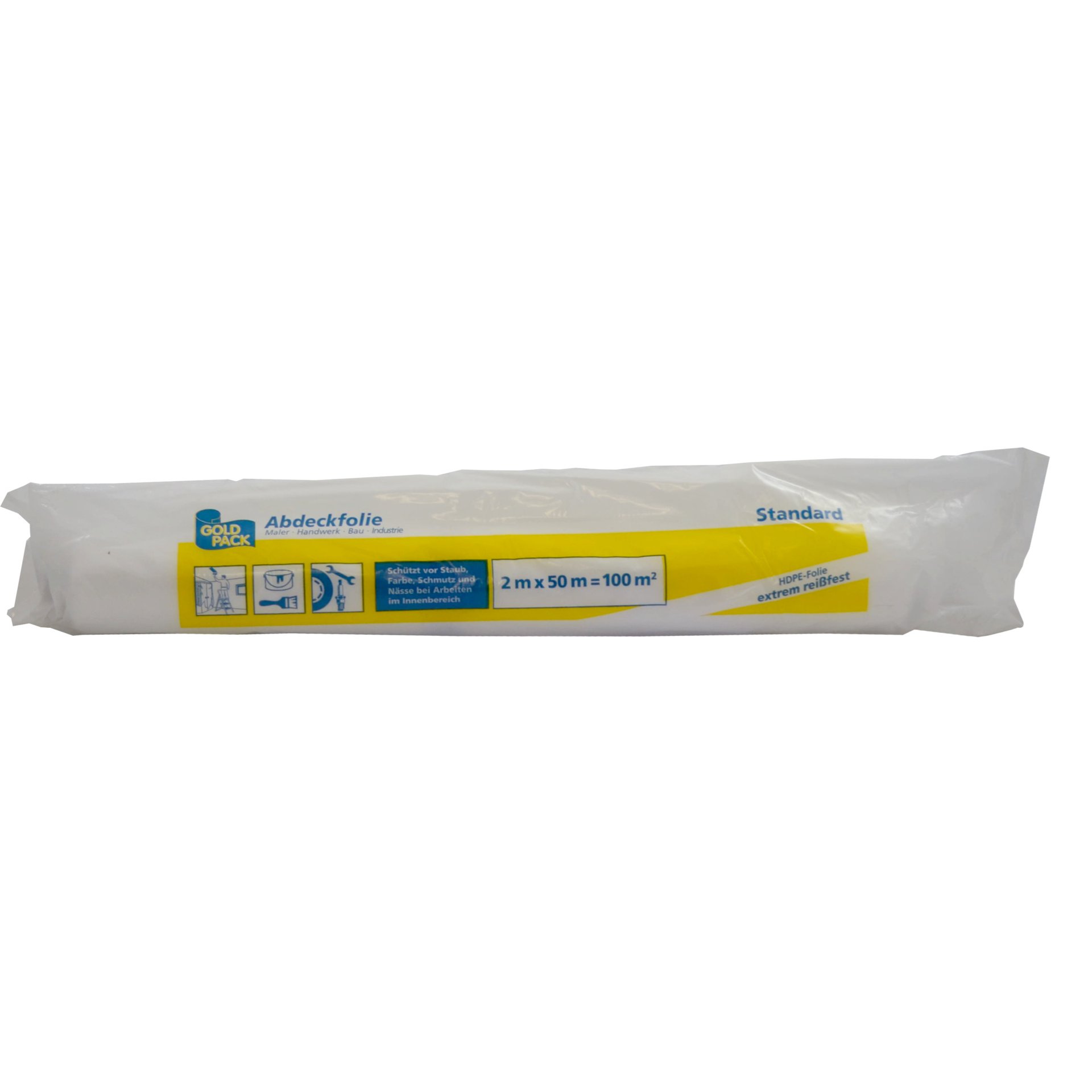 Abdeckfolie 8 mic. 2 m x 50 m (auf Rolle) / 52cm zusammengelegt