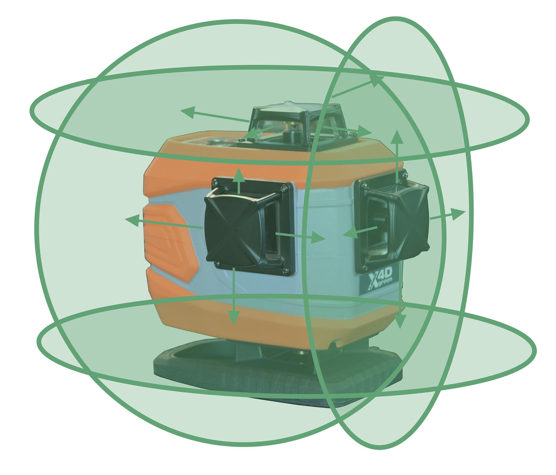 Multilinienlaser X-liner 4D green