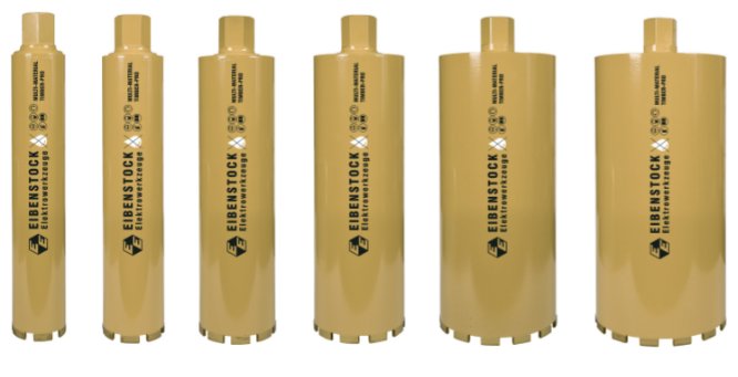 Diamant Trocken Multi-Material Bohrkrone Ø 102 mm, 350 mm Nutzlänge