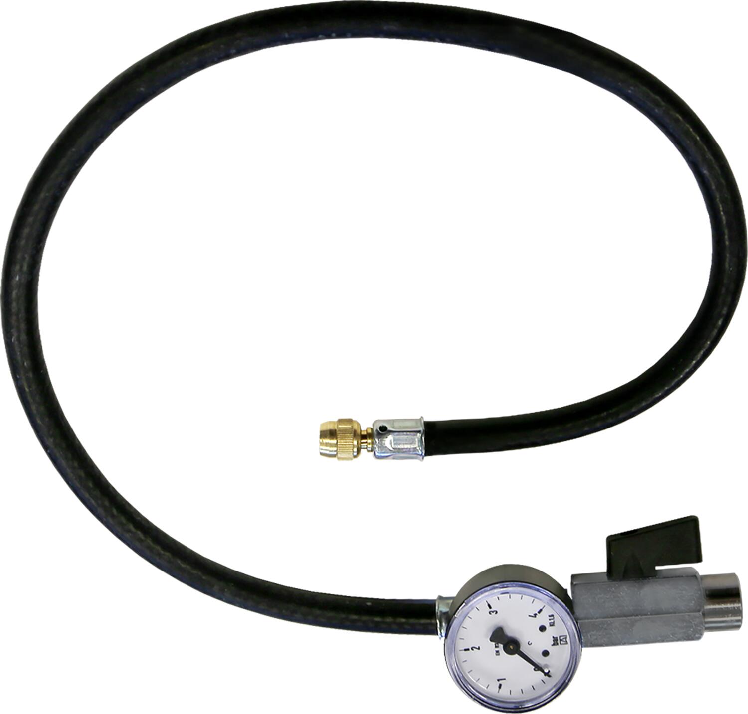 SP Adapter für Gefäss-Füller mit Manometer u. Absperrhahn