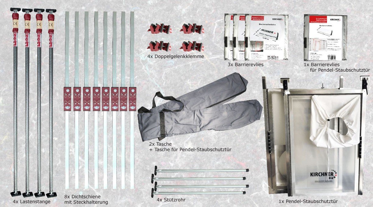 Staubschutzwand XXL-Paket