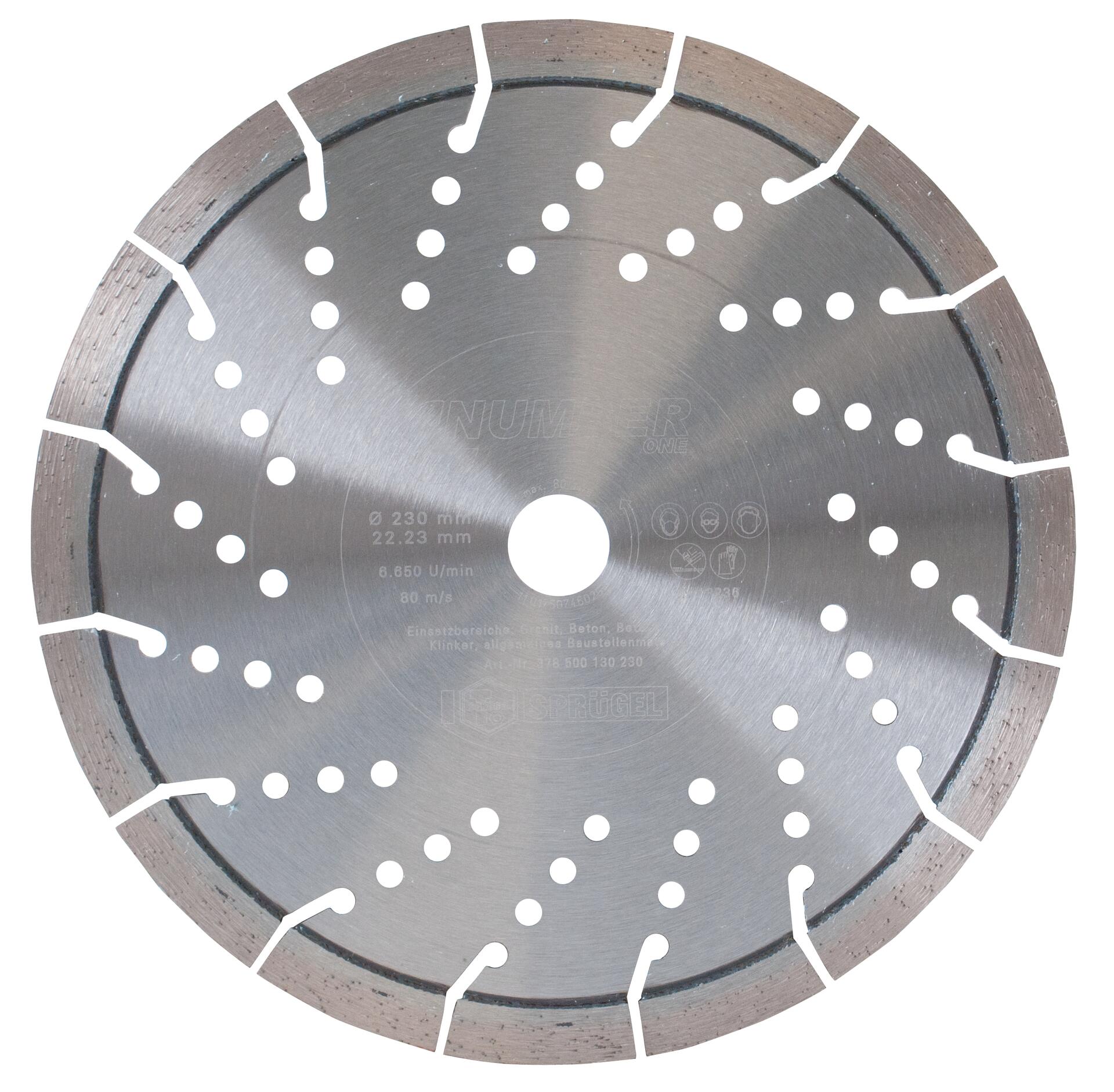 Dia-Scheibe "Number One" 115 mm / Bohrung 22,2 mm