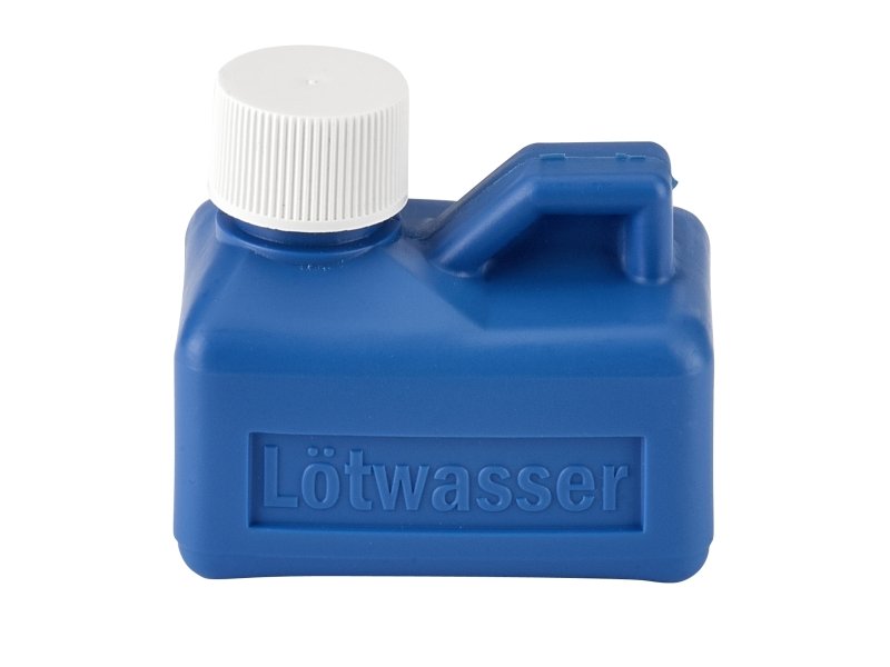 Lötwasserflasche Blau