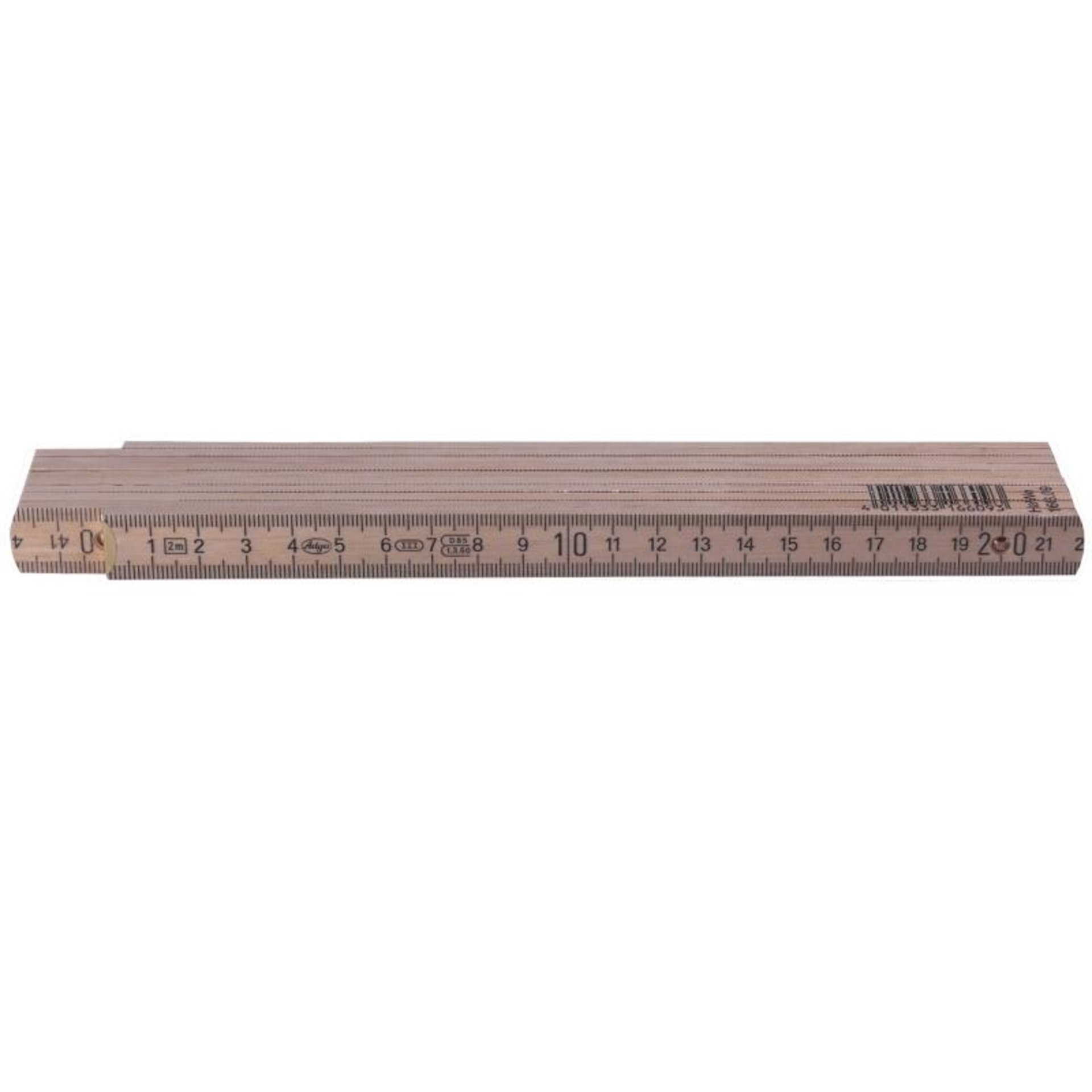 HOLZ-GLIEDERMAßSTAB NATUR 2M 166.09