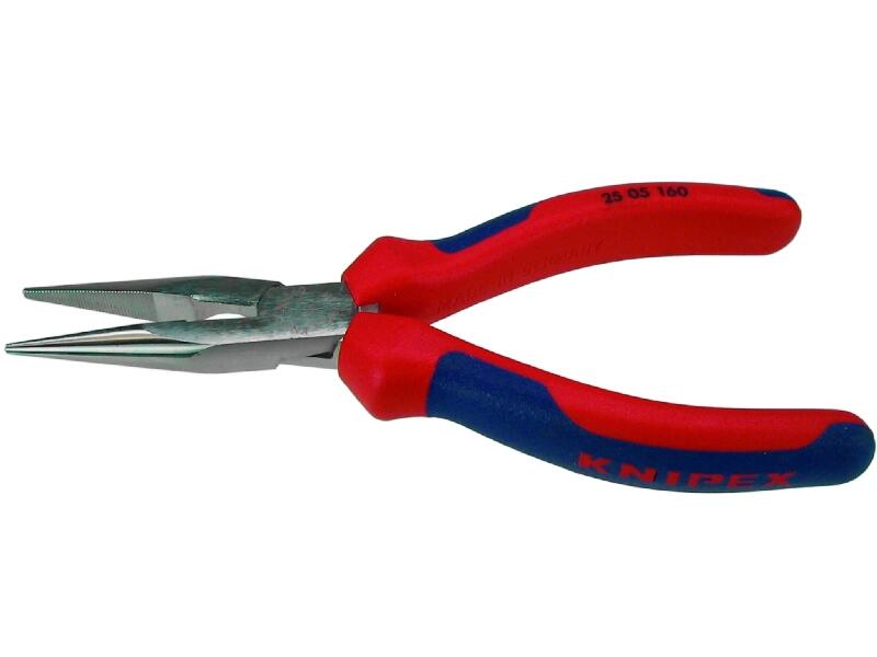 FLACHRUNDZANGE KNIPEX ISOL. 160 MM 2505.6