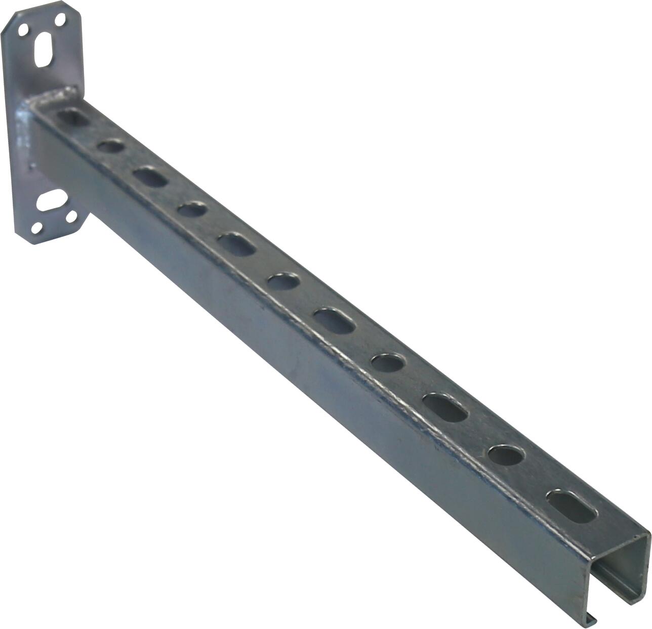Edelstahl Schienenkonsole 200 mm 27/18 A2