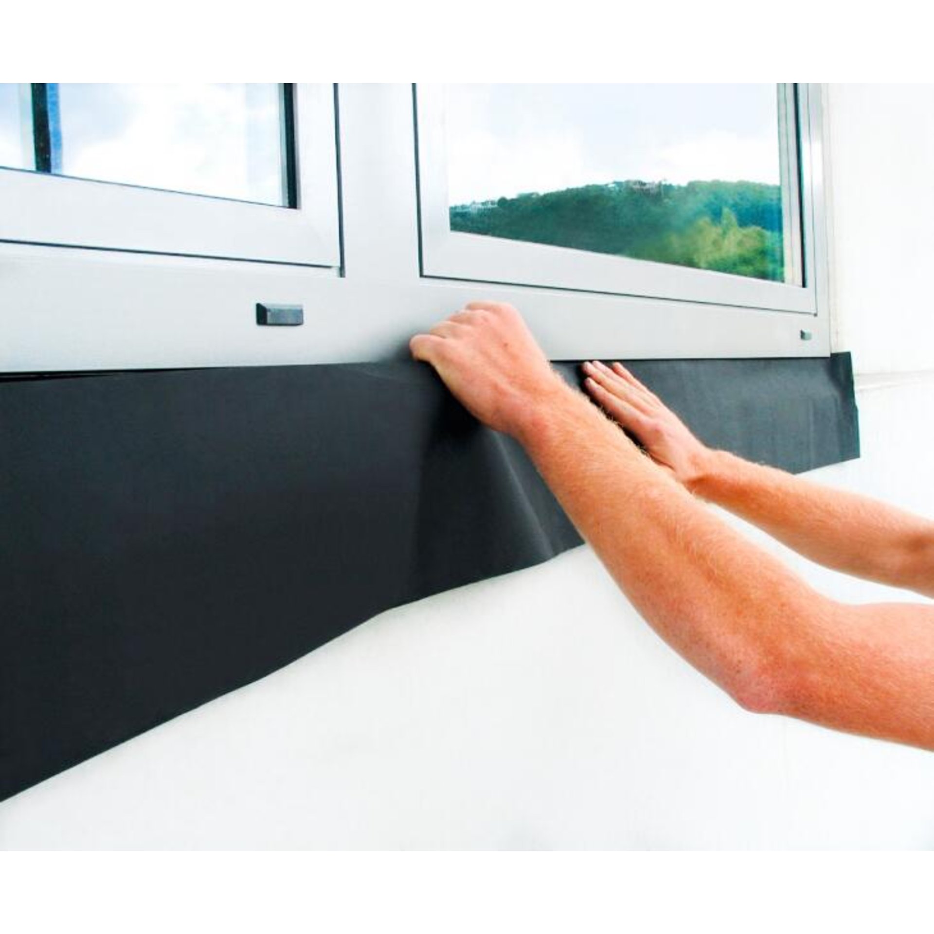 Produktbild 786350008100 I ISO-CONNECT EPDM mit 1 Montage- + 1 Butylstreifen / 100 mm