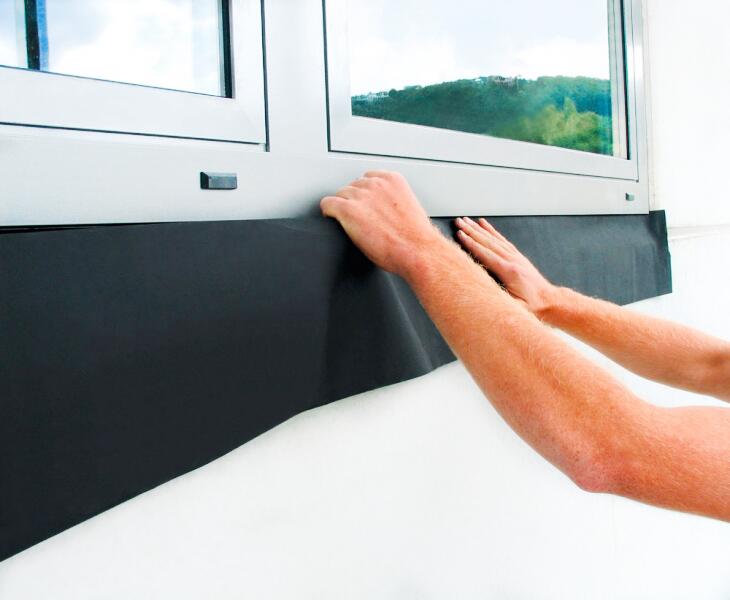786350008100 I ISO-CONNECT EPDM mit 1 Montage- + 1 Butylstreifen / 100 mm